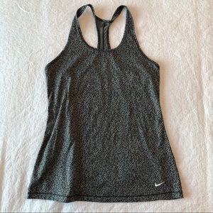 Nike Dri-Fit cheetah patterned tank